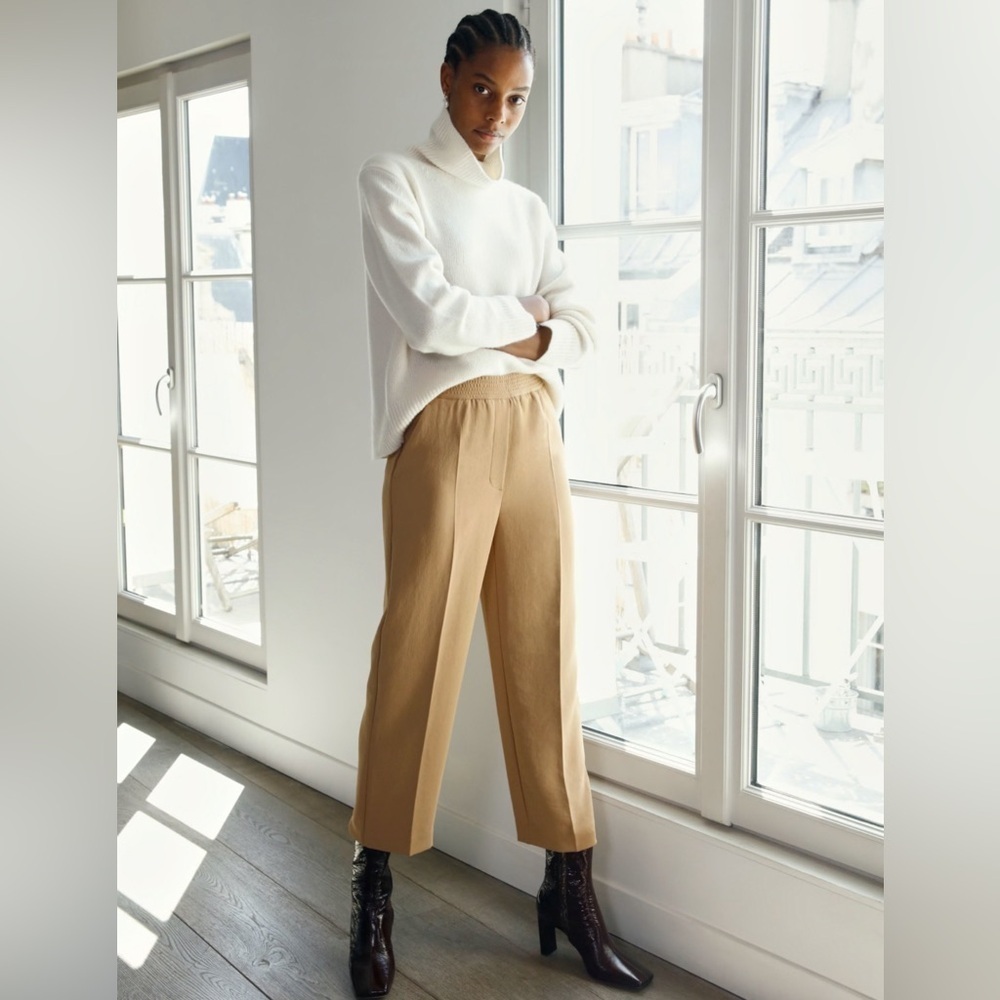 Aritzia Wilfred Orta Pant in Tannin